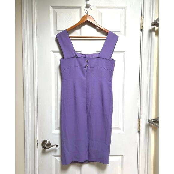 1997 Purple Chanel Sheath Dress - Picture 2 of 15